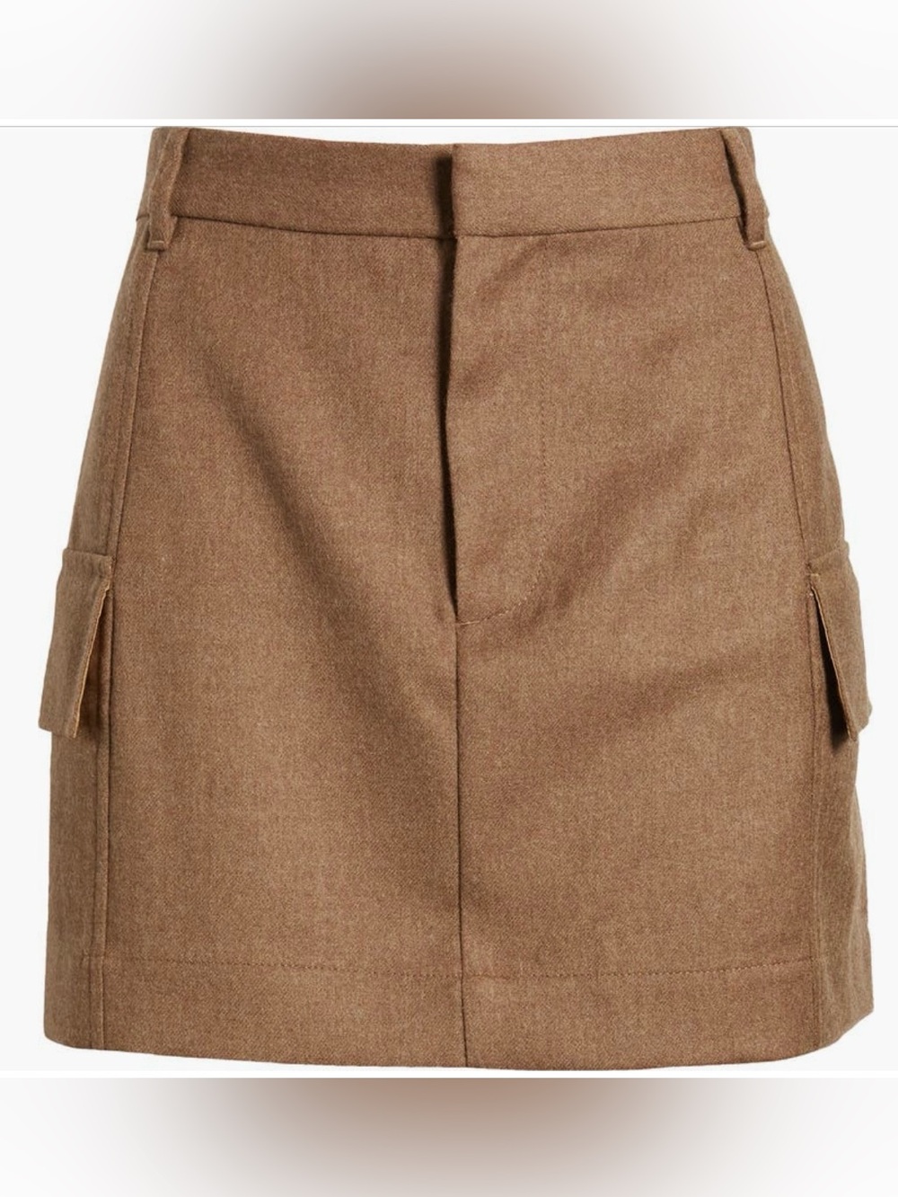 AG x EmRata Colombo Cargo Wool Miniskirt